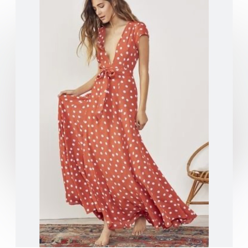 Tularosa Sid Wrap Dress Roselle size XS